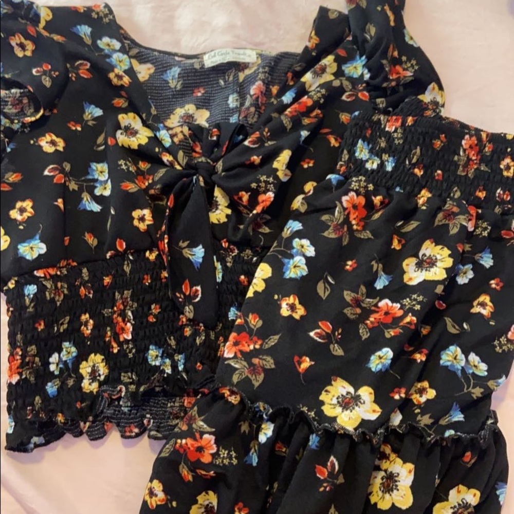 Full Circle Trends crop and skirt set